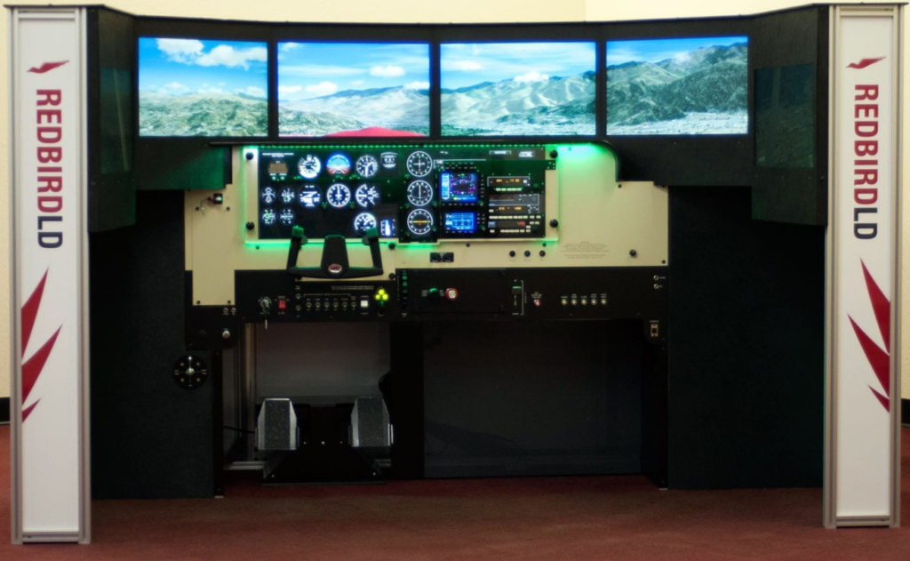 Redbird LD Simulator Riverside Flight Academy