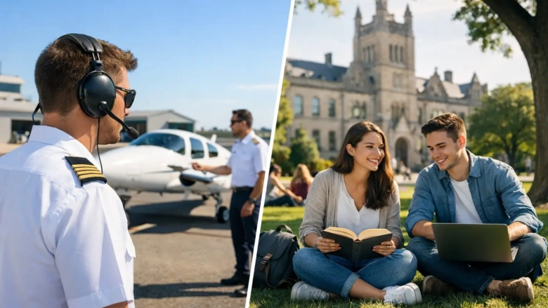 Aviation Academy Versus University Choices