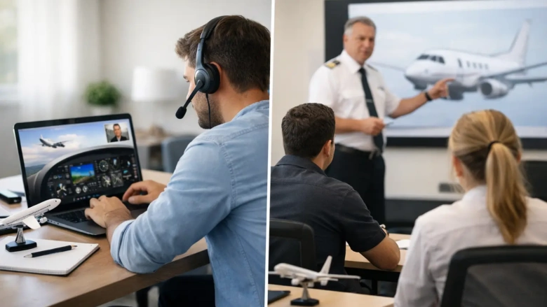 Online Ground School Versus Classroom Training