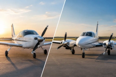 Single Engine Versus Twin Engine for Pilots